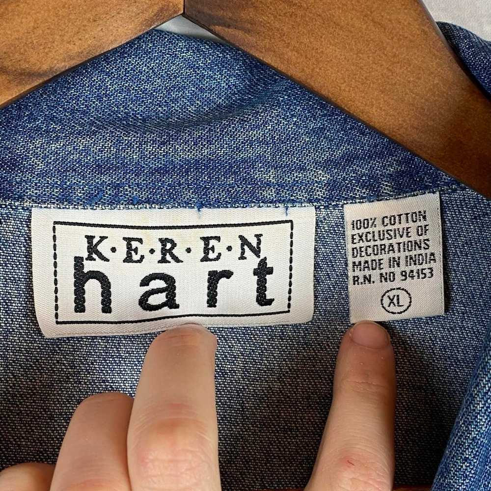 Vintage Keren Hart Denim Jacket - image 3