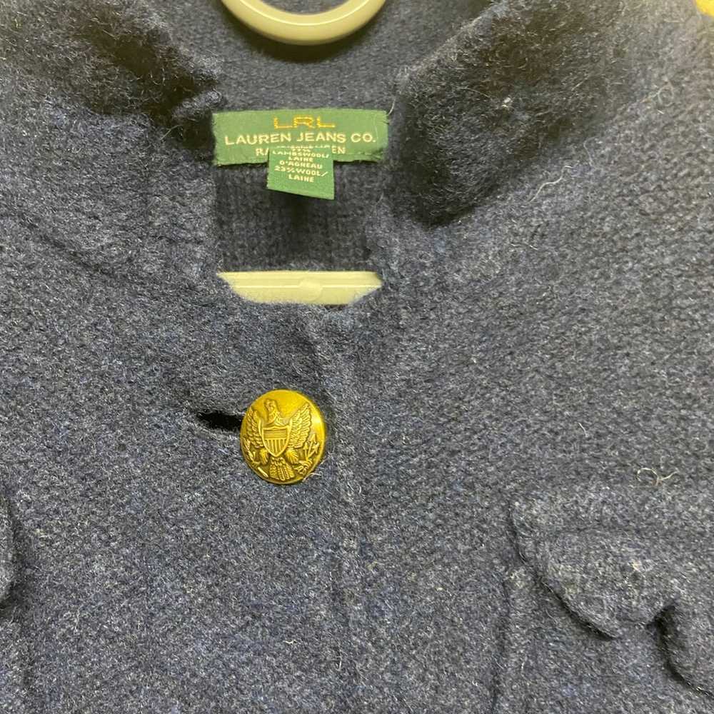 Vintage Lauren Ralph Lauren cardigan wool coat - image 4