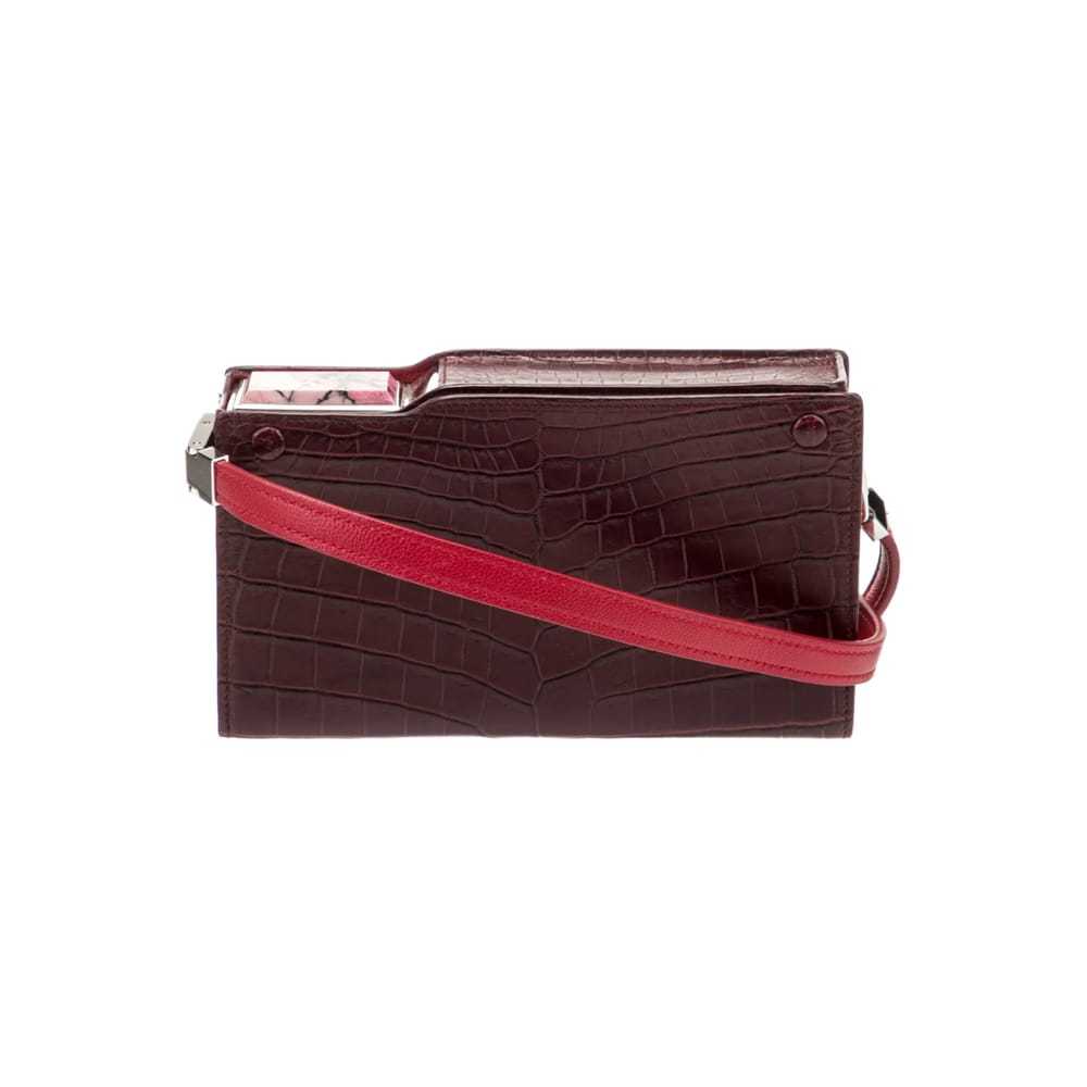 Gabriela Hearst Crocodile clutch bag - image 3