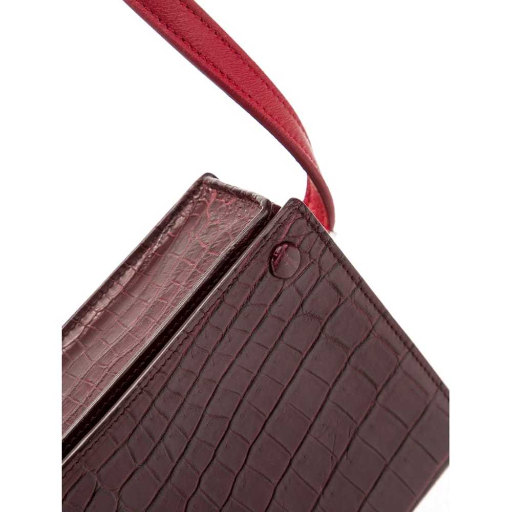 Gabriela Hearst Crocodile clutch bag - image 4