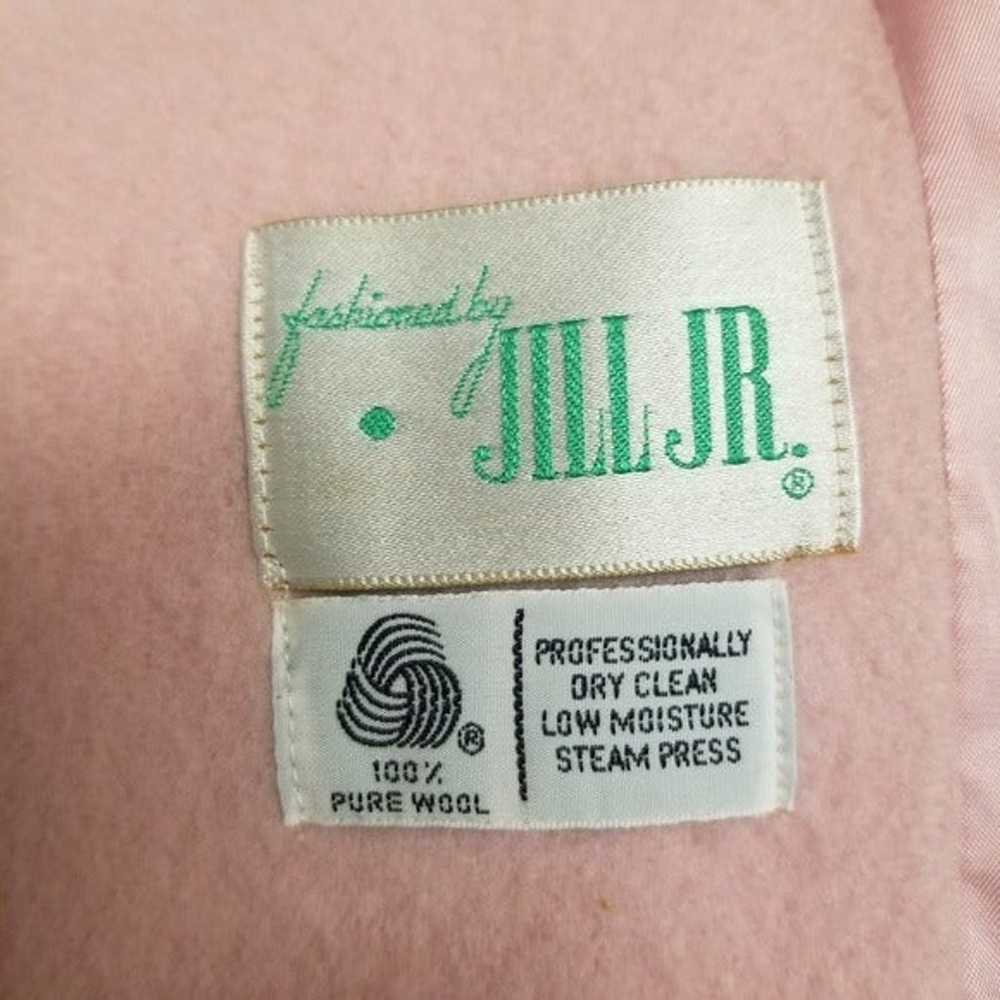 Vintage 60s Jill Jr. 100% Wool Longline Blazer Pi… - image 8