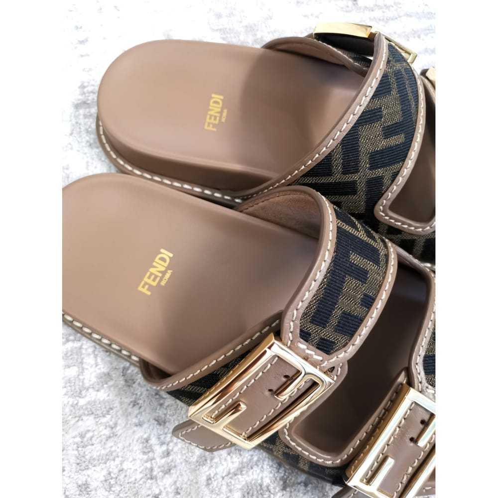 Fendi Fendi Feel leather sandal - image 3