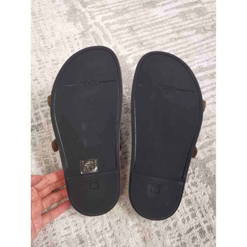 Fendi Fendi Feel leather sandal - image 4