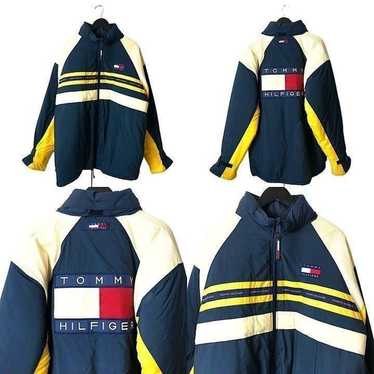 90s Vintage Tommy Hilfiger Parka Jacket Puffer Co… - image 1