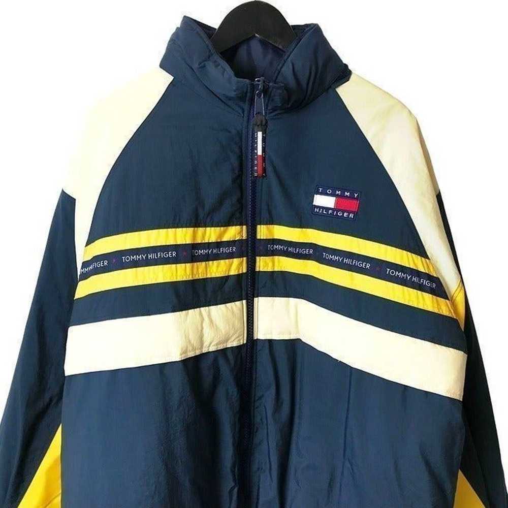 90s Vintage Tommy Hilfiger Parka Jacket Puffer Co… - image 5