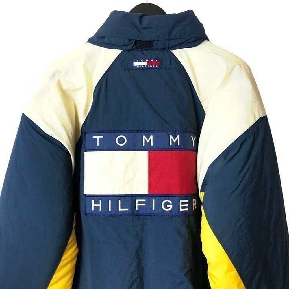 90s Vintage Tommy Hilfiger Parka Jacket Puffer Co… - image 6