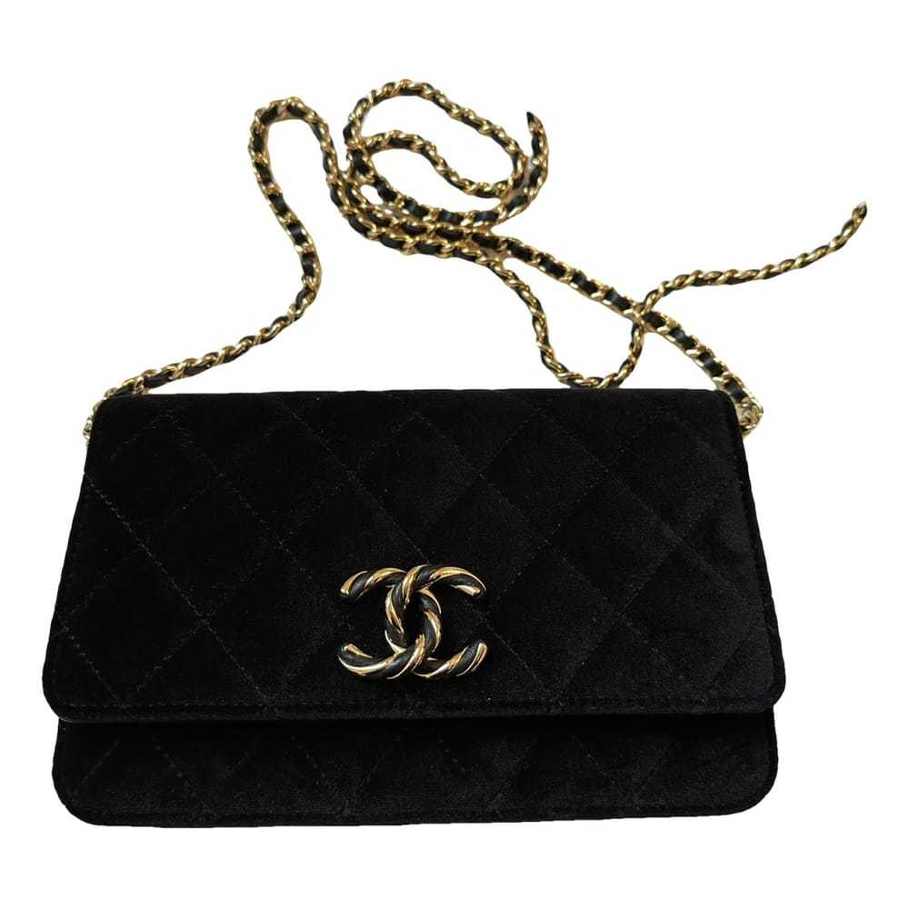 Chanel Wallet On Chain Timeless/Classique velvet … - image 1