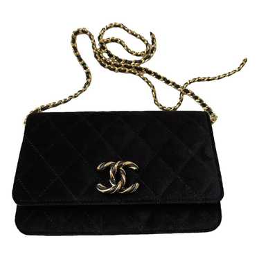 Chanel Wallet On Chain Timeless/Classique velvet … - image 1