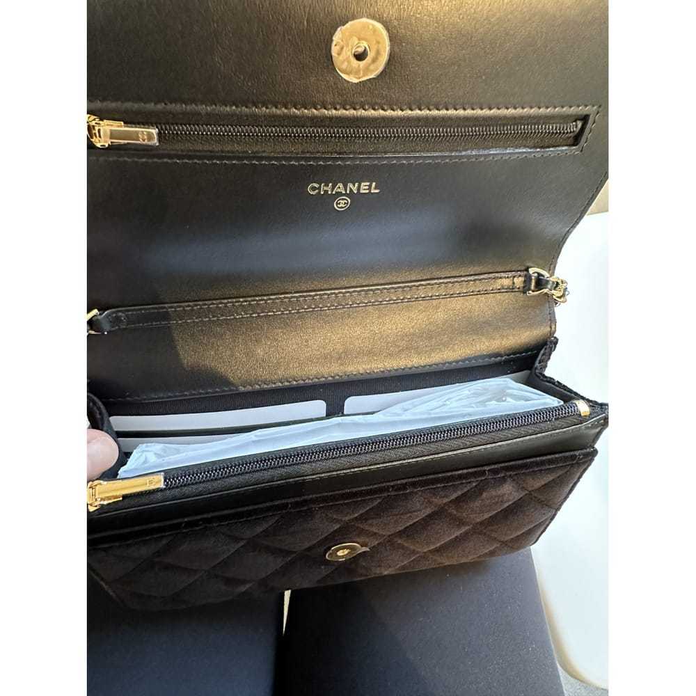 Chanel Wallet On Chain Timeless/Classique velvet … - image 5