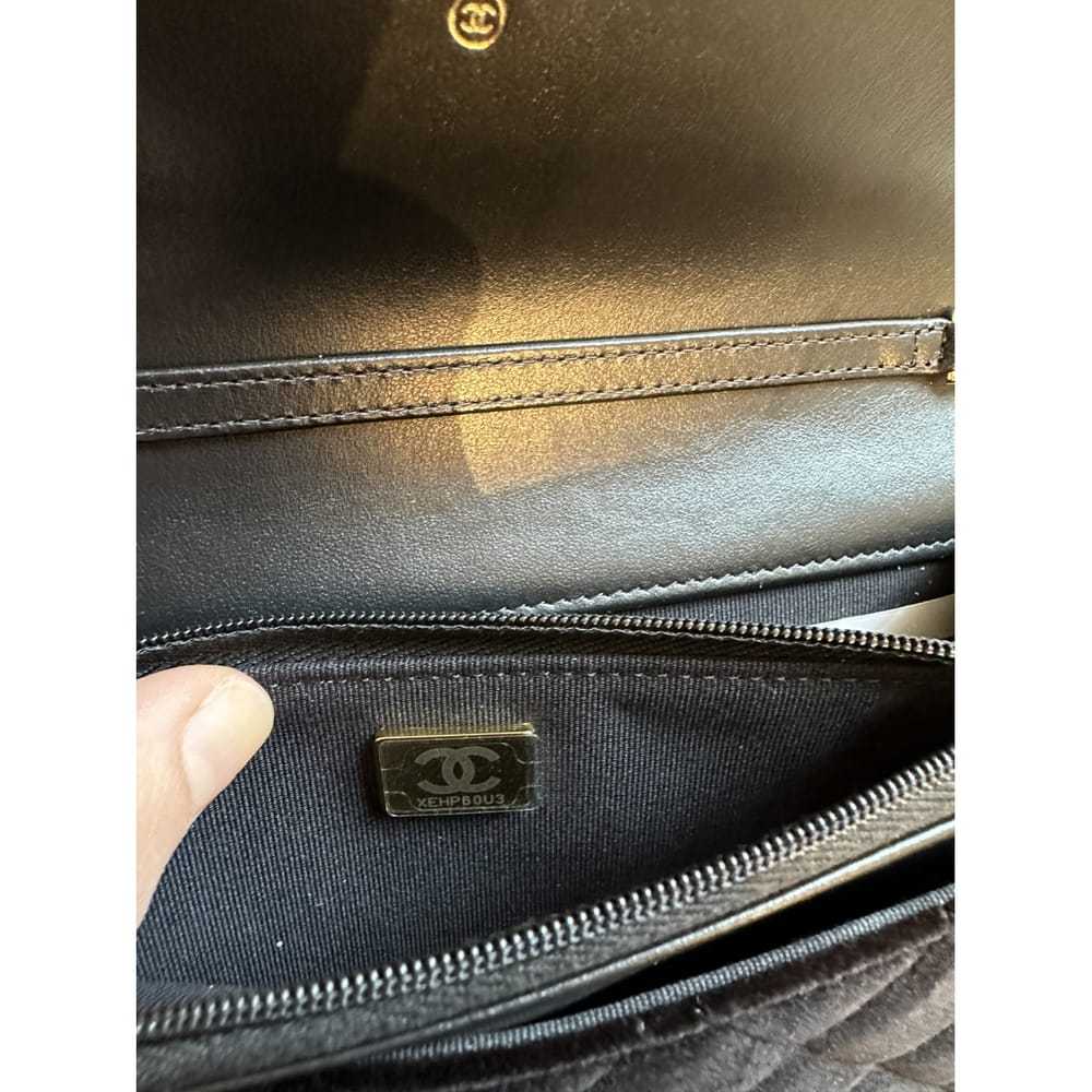 Chanel Wallet On Chain Timeless/Classique velvet … - image 6