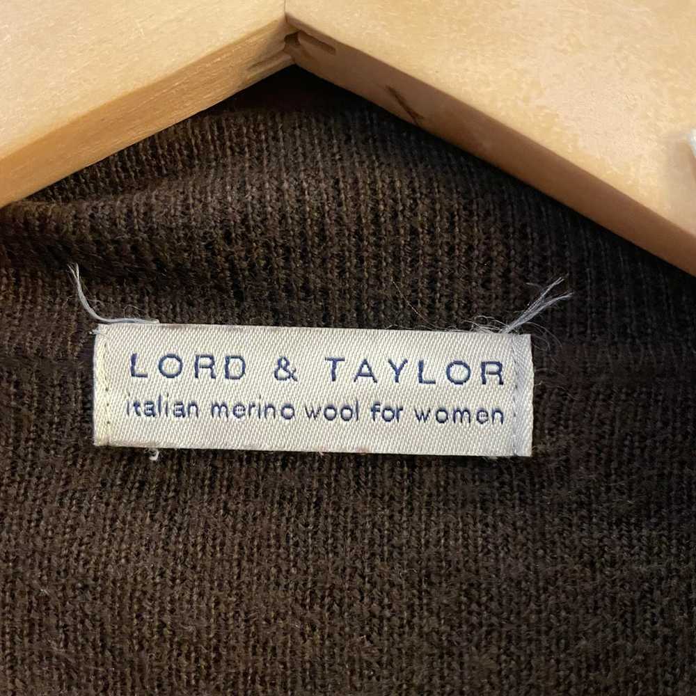 Lord & Taylor Vintage 100% Merino Wool Sz 3x Over… - image 3