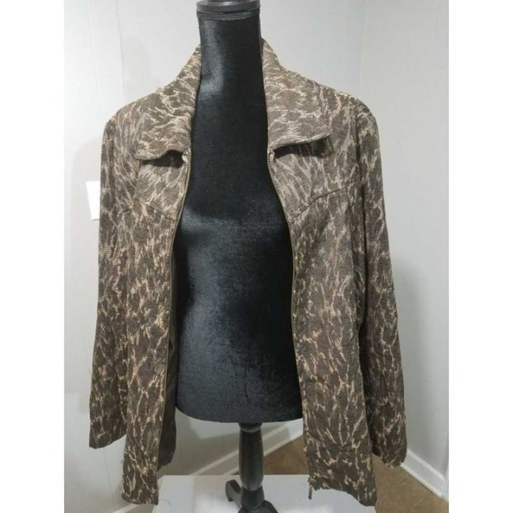 Erin London women’s 3X Jacket full zipper brown  … - image 7