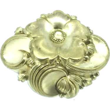 Art Nouveau brooch French Gold Filled Beautiful C… - image 1