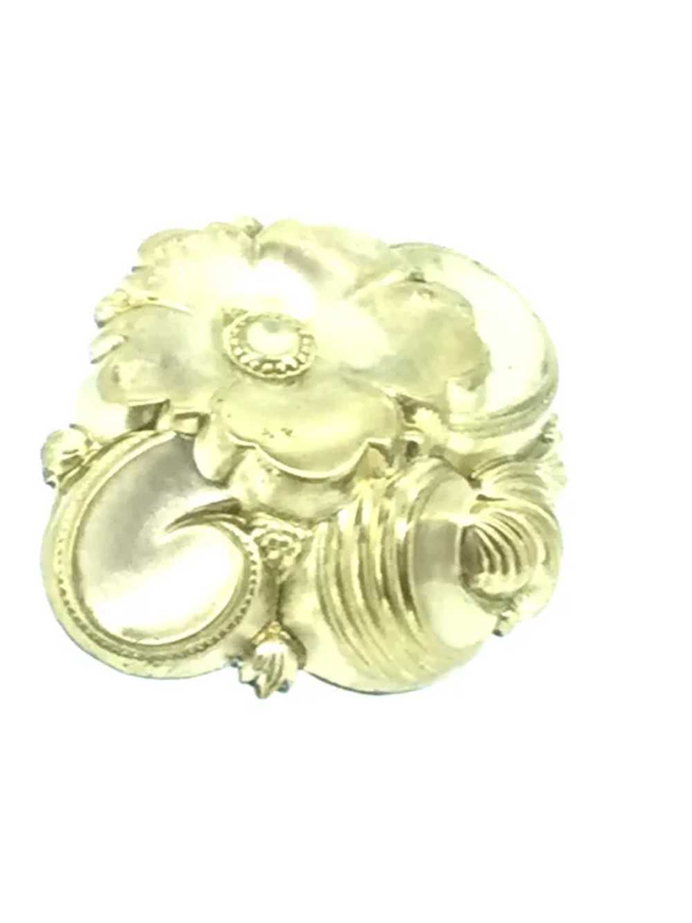 Art Nouveau brooch French Gold Filled Beautiful C… - image 3