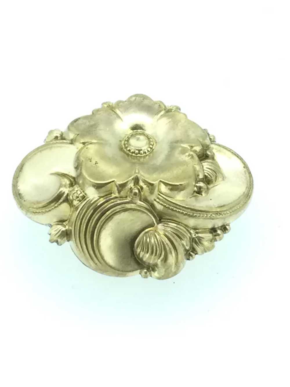 Art Nouveau brooch French Gold Filled Beautiful C… - image 6