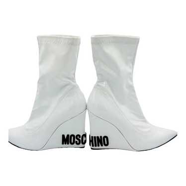 Moschino Patent leather boots