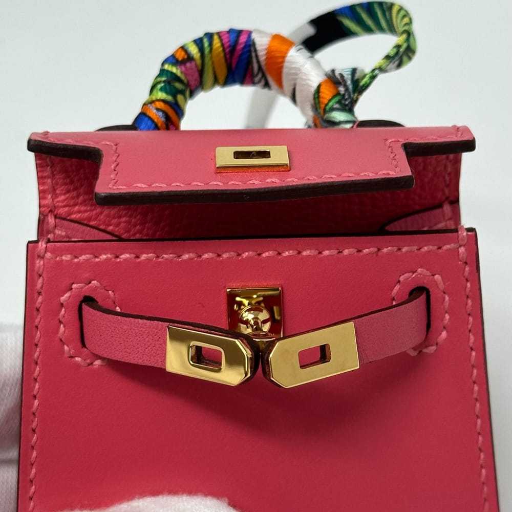 Hermès Kelly twilly charm leather bag charm - image 11