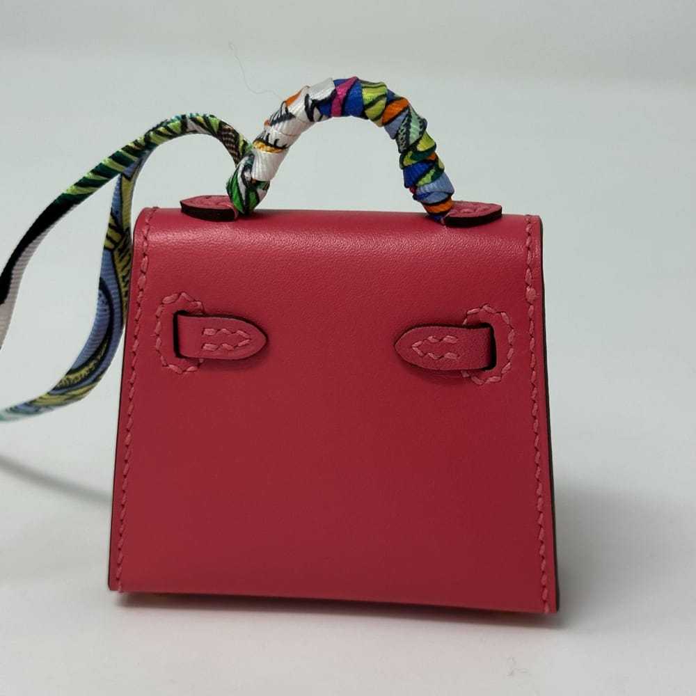 Hermès Kelly twilly charm leather bag charm - image 2