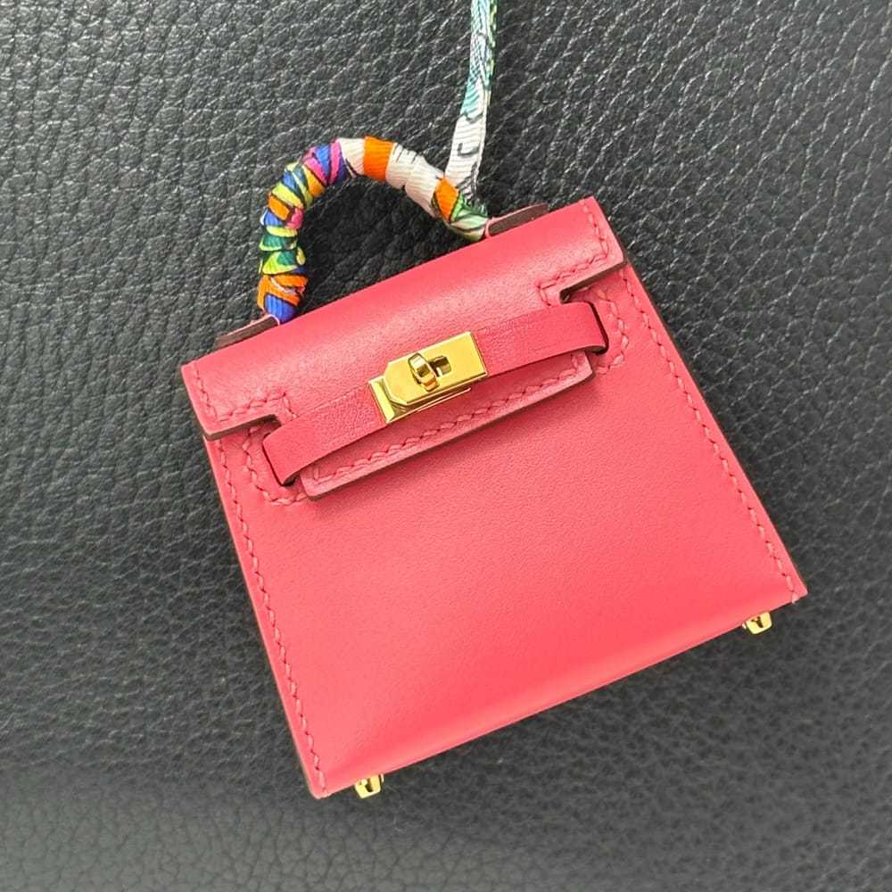 Hermès Kelly twilly charm leather bag charm - image 7