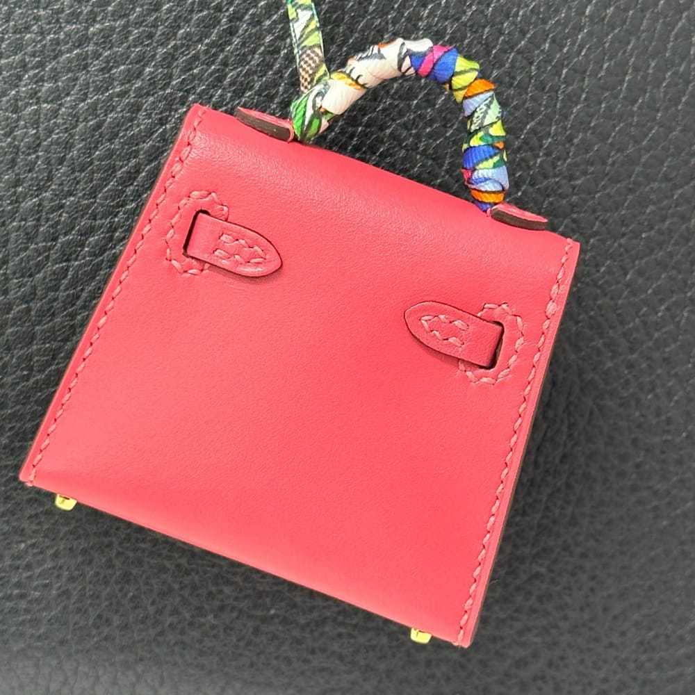 Hermès Kelly twilly charm leather bag charm - image 8