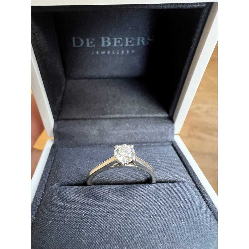 De Beers Platinum ring - image 2