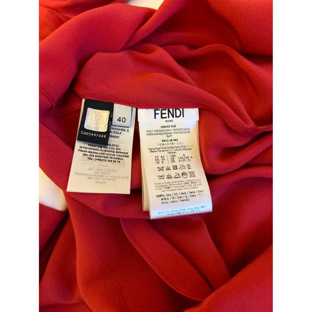 Fendi Silk mid-length dress - image 6