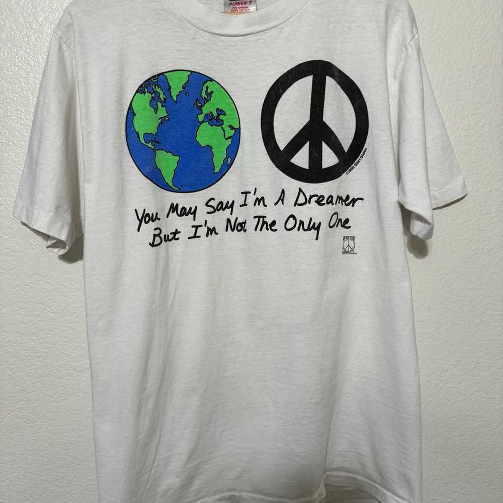 Vintage 90s earth tee - image 1