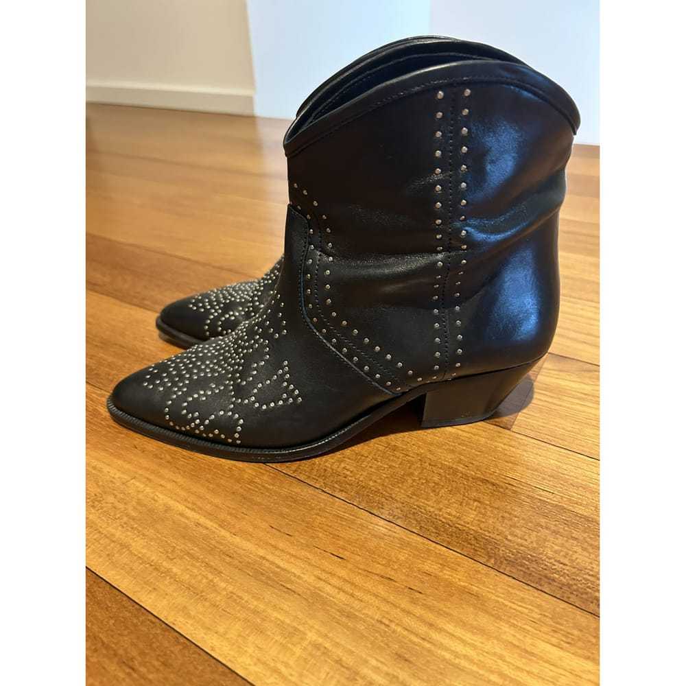 Isabel Marant Leather cowboy boots - image 4