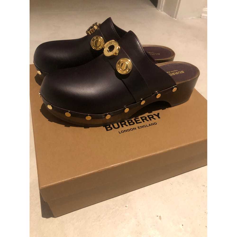 Burberry Leather mules & clogs - image 2