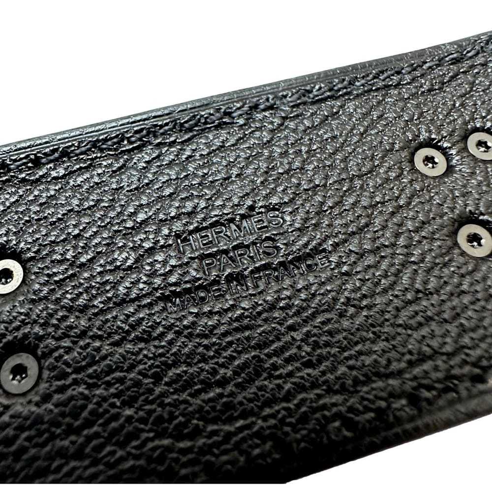 Hermès Leather bag charm - image 3