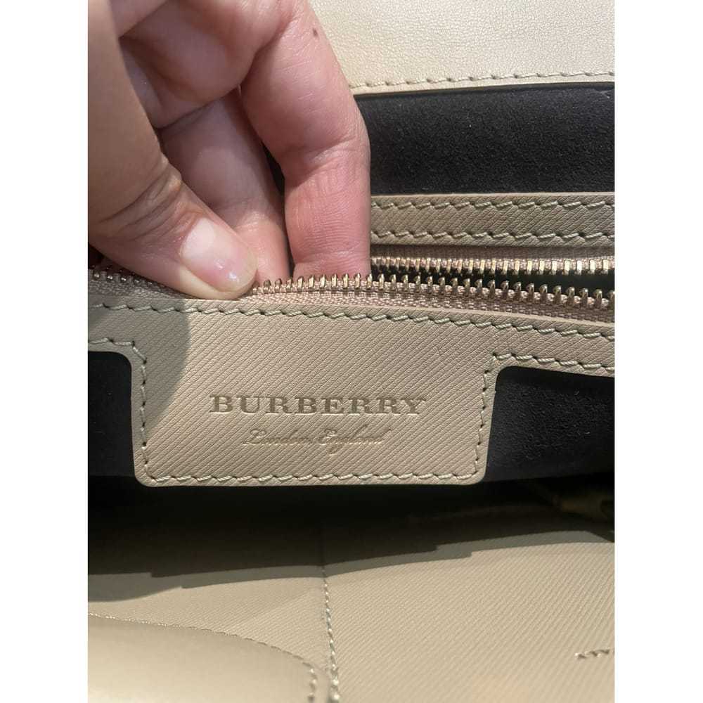 Burberry Dk 88 leather satchel - image 8