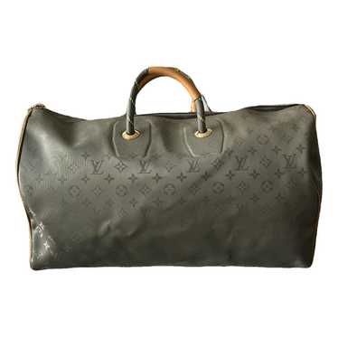 Louis Vuitton Polochon leather travel bag