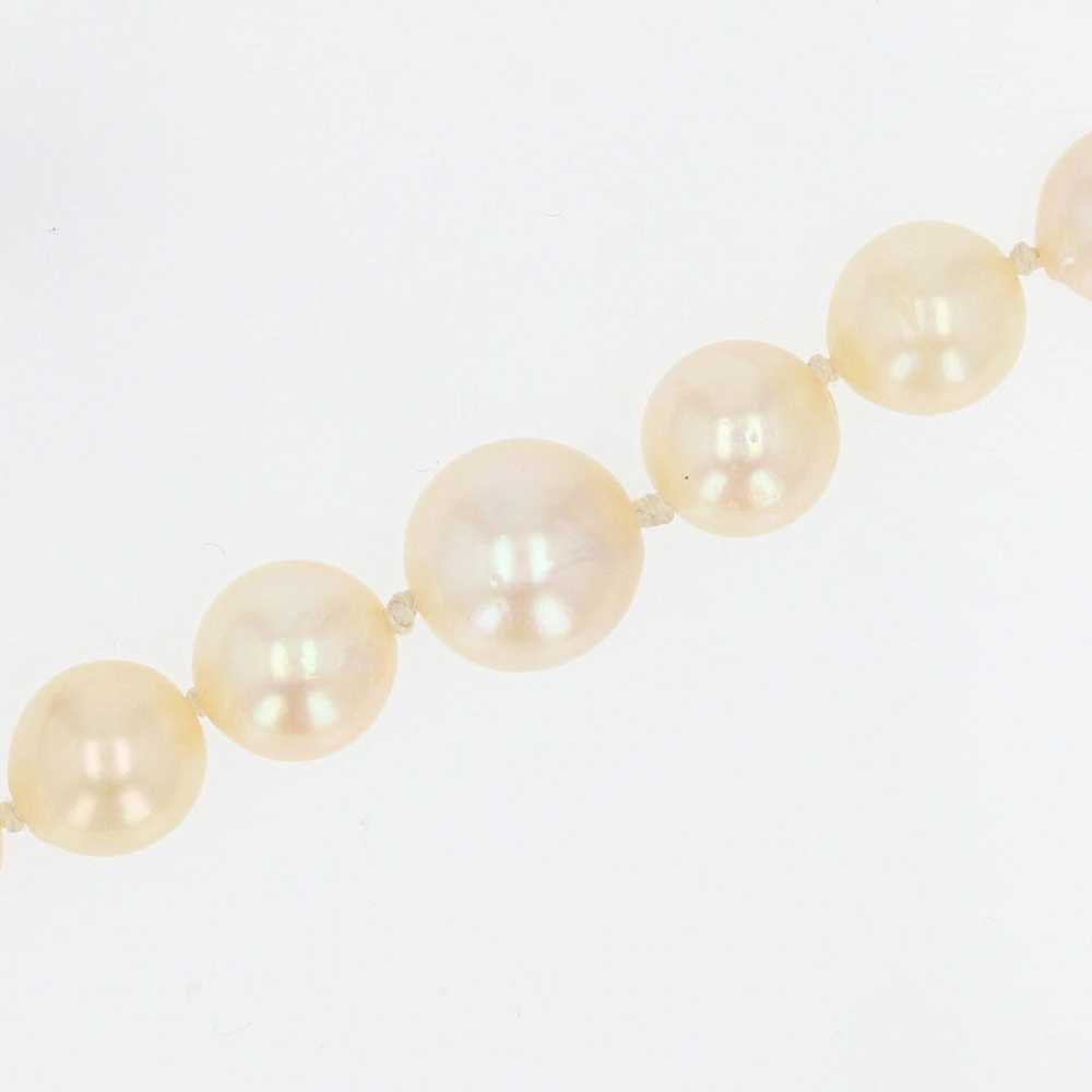 Vintage French 1950s Pearly Cream Cultured Pearl … - image 7