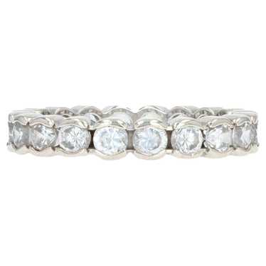 Vintage French 1950s Eternity Diamonds 18 Karat W… - image 1