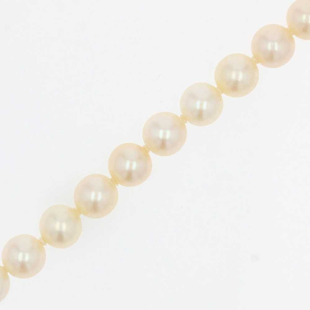 Vintage French 1950s Cultured Pearl Choker Neckla… - image 7