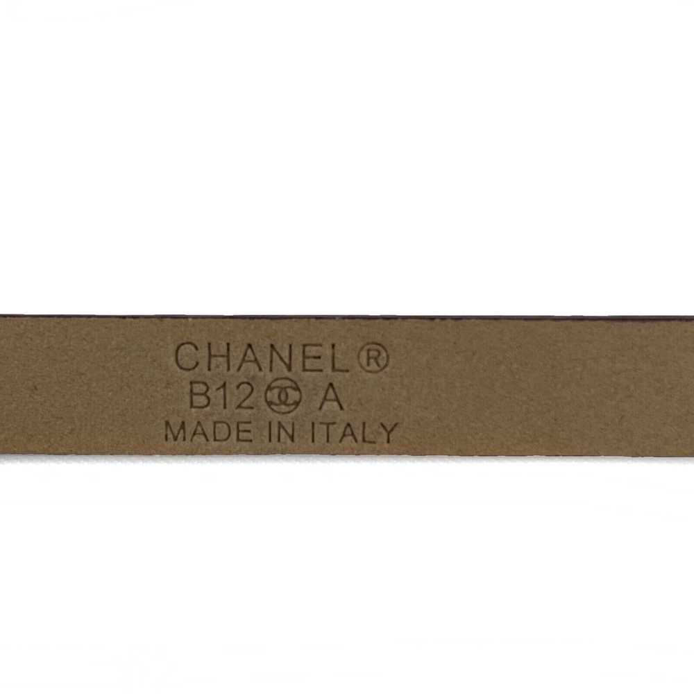 Chanel Chanel Pristine Skinny CC Logo Leather Pur… - image 3