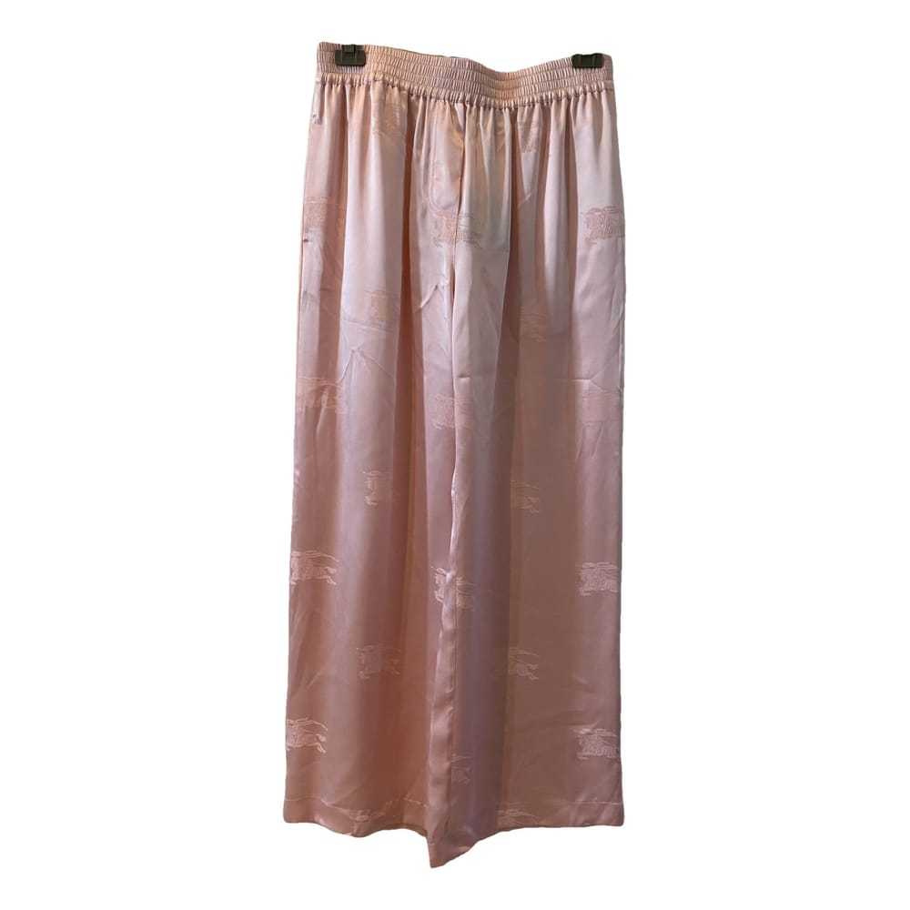 Burberry Silk straight pants - image 1