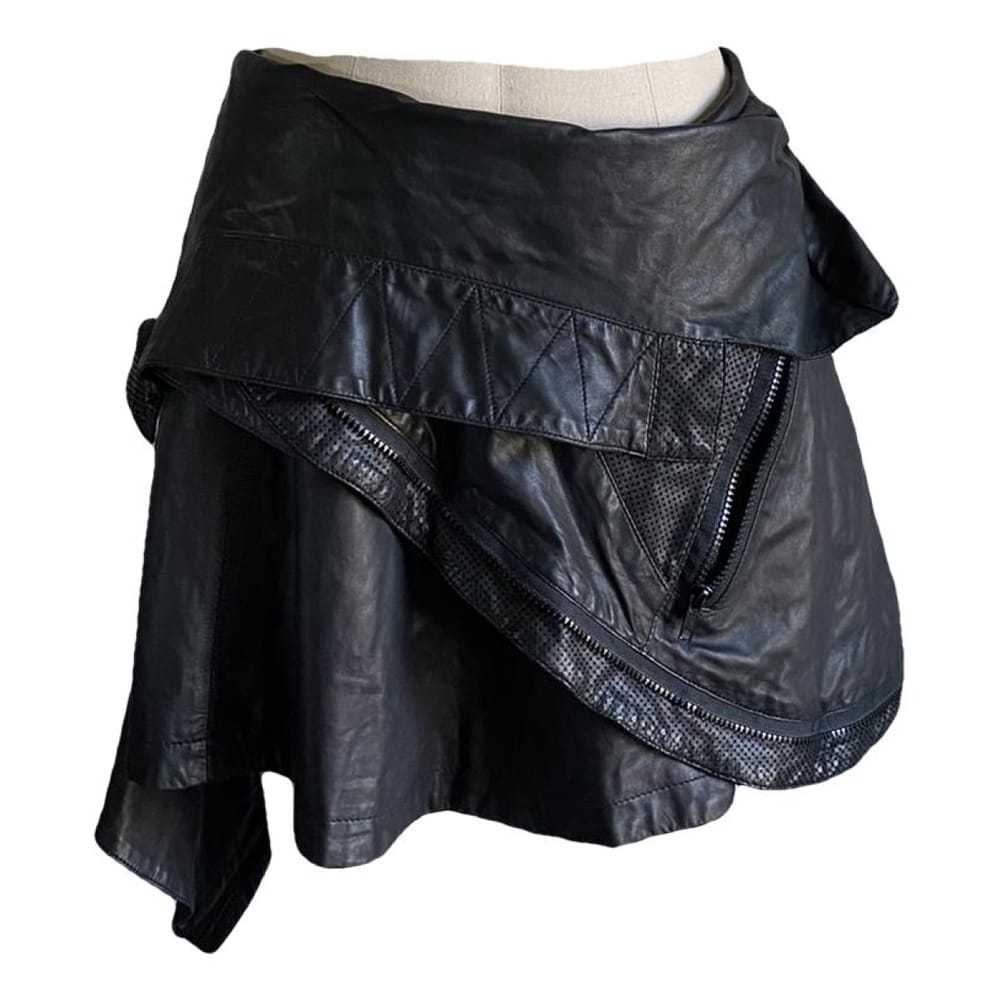 Junya Watanabe Leather mini skirt - image 1