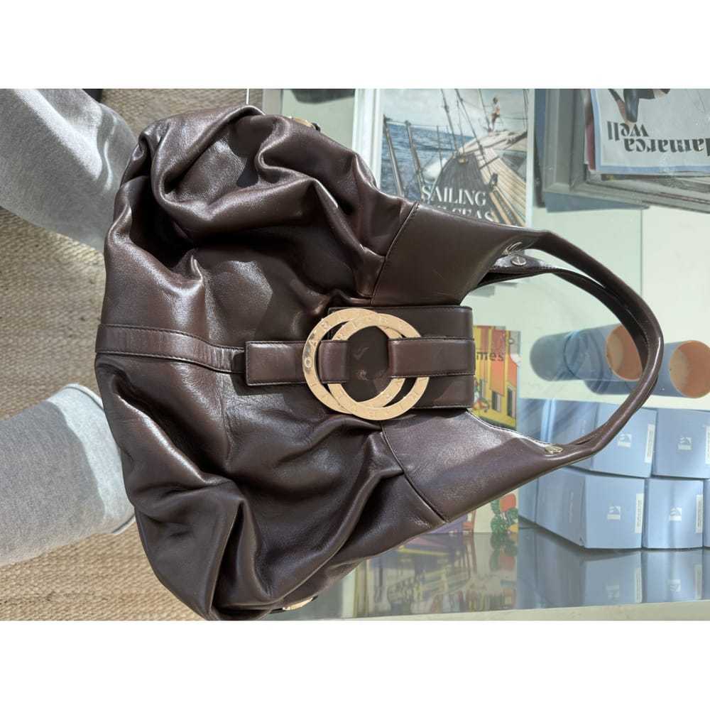 Bvlgari Chandra leather handbag - image 2