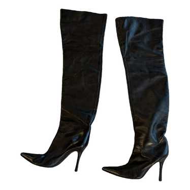 Sergio Rossi Leather riding boots - image 1