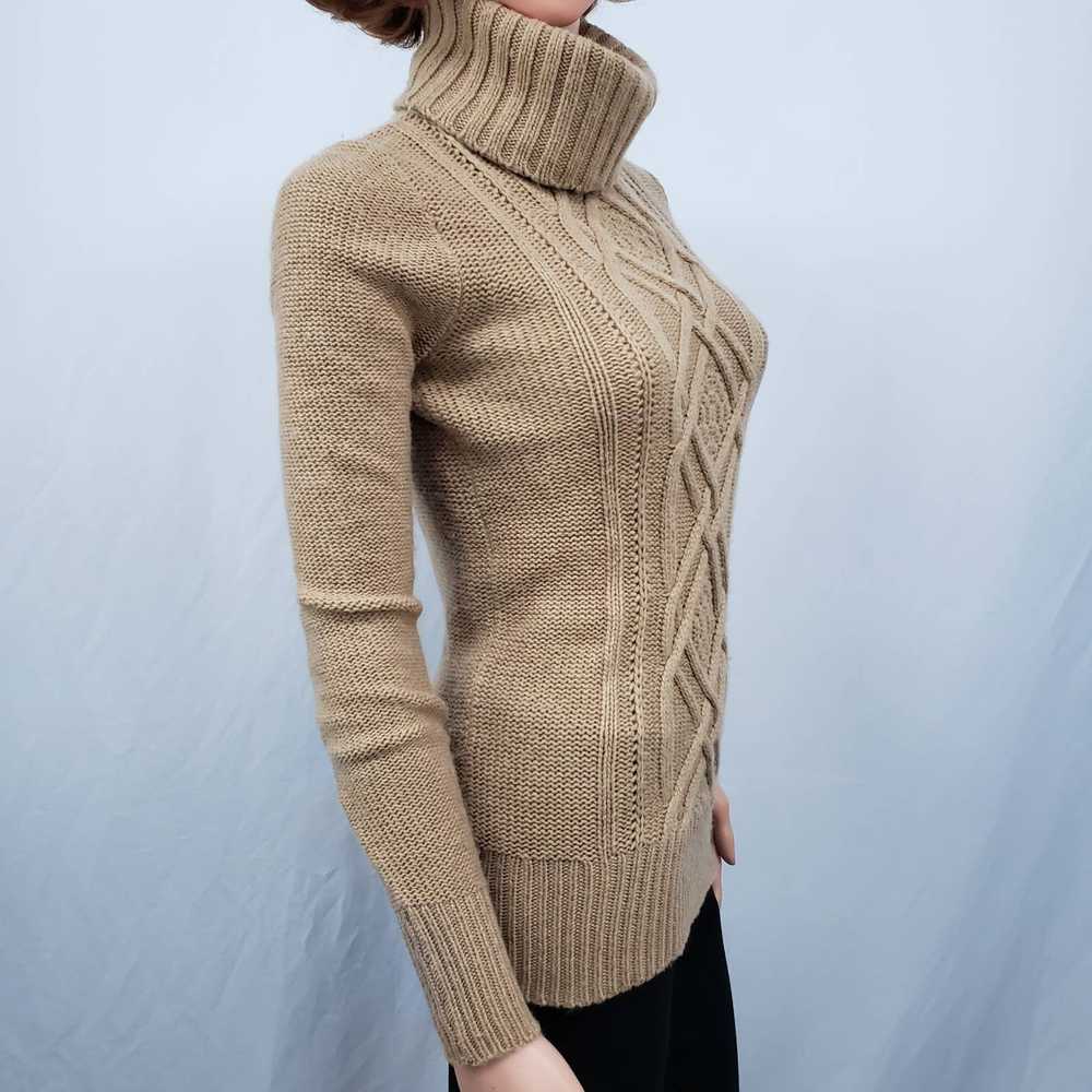 J.Crew J. Crew Sweater Turtleneck Cambridge Cable… - image 3