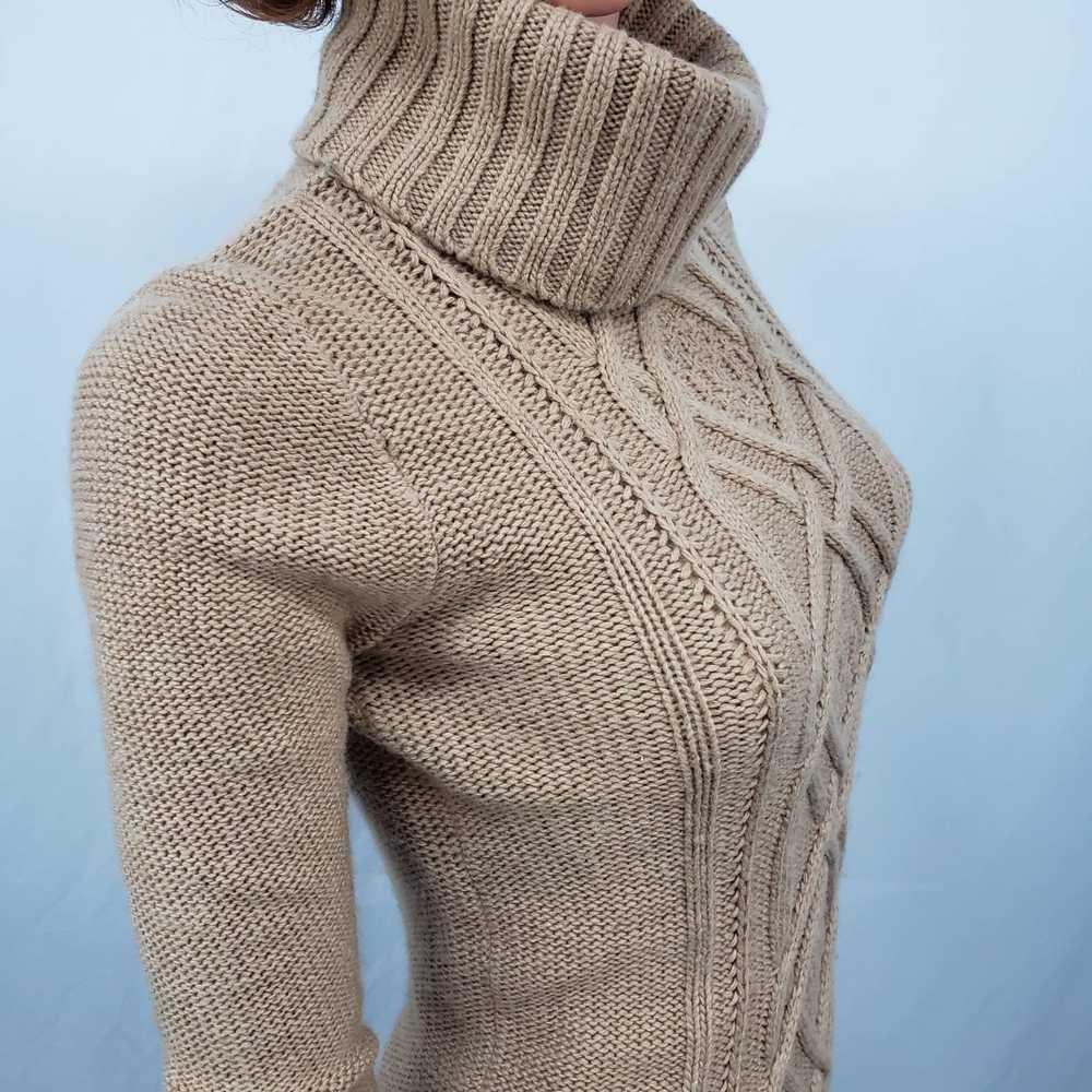 J.Crew J. Crew Sweater Turtleneck Cambridge Cable… - image 4