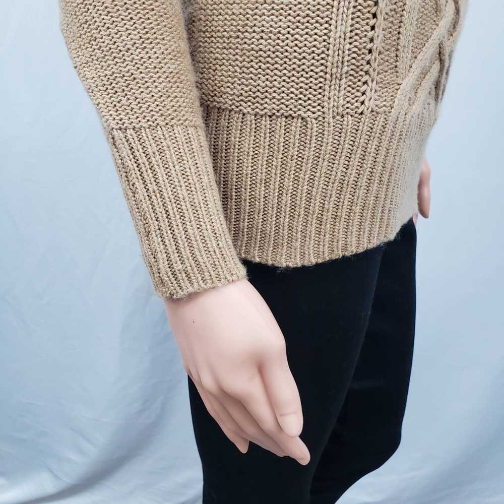 J.Crew J. Crew Sweater Turtleneck Cambridge Cable… - image 5