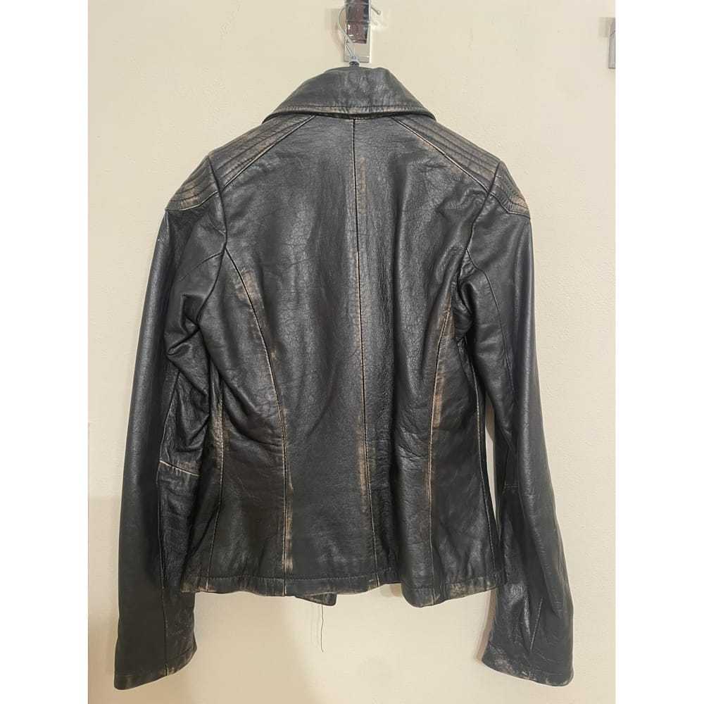 Sword 6644 Leather biker jacket - image 2