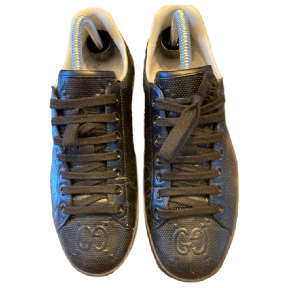Gucci Ace leather low trainers - image 1