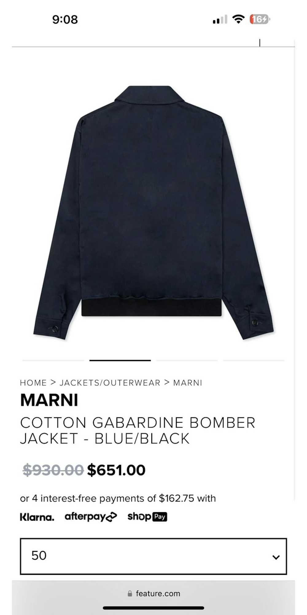 Marni Marni cotton bomber jacket size 52 - image 8
