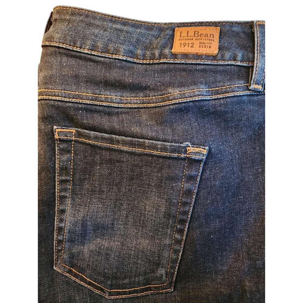 L.L. Bean LL BEAN womens BeanFlex Jeans size 18 s… - image 2