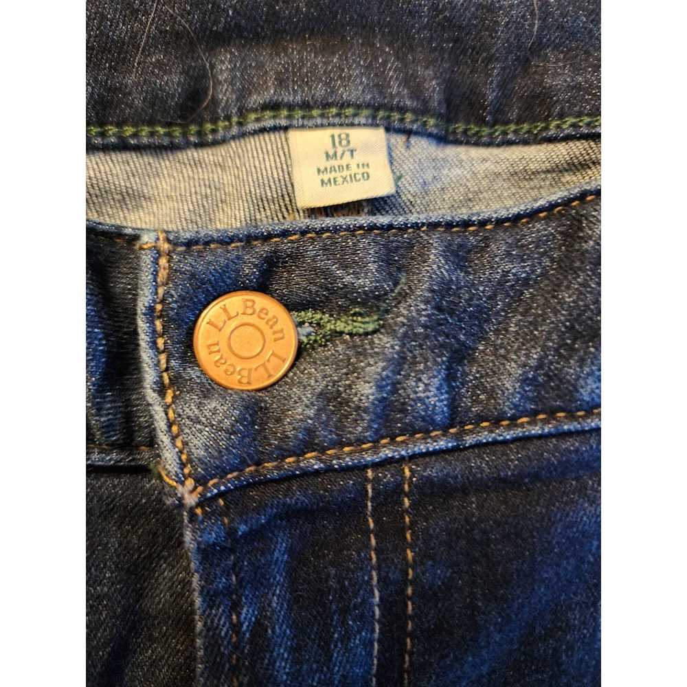 L.L. Bean LL BEAN womens BeanFlex Jeans size 18 s… - image 5