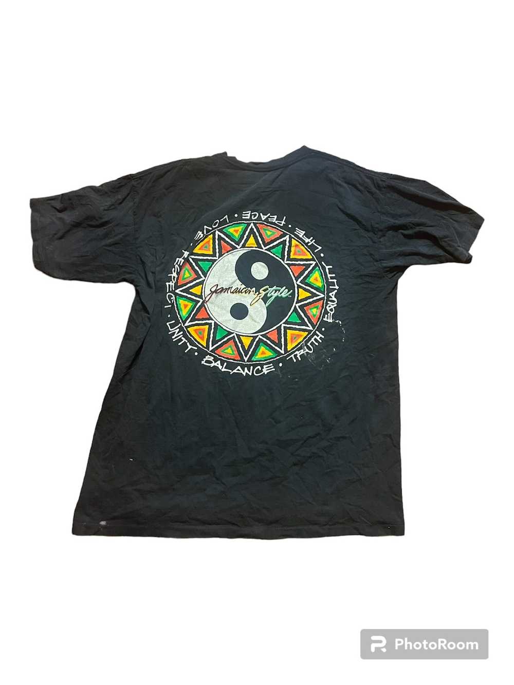 Vintage 1990s Jamaican style t shirt. - image 2