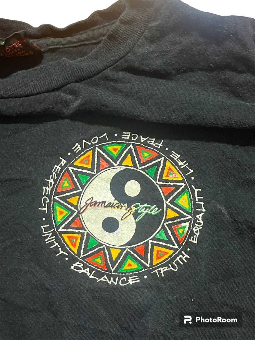 Vintage 1990s Jamaican style t shirt. - image 3